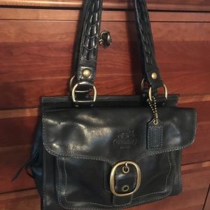 Vintage Coach Bleecker tattersall satchel #11420 , excellent condition!